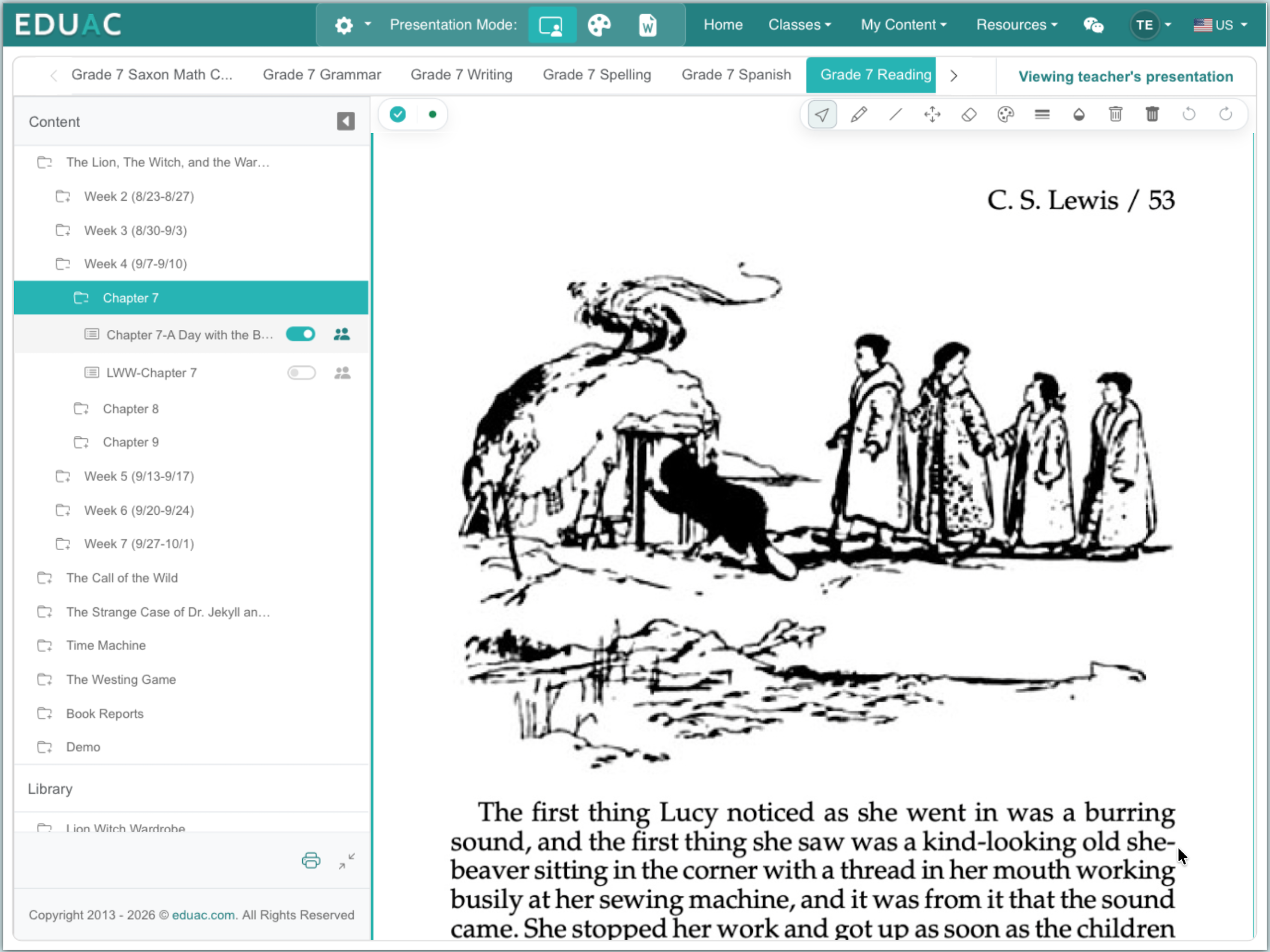 EDUAC Web screenshot 6