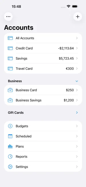 Debit & Credit screenshot 1