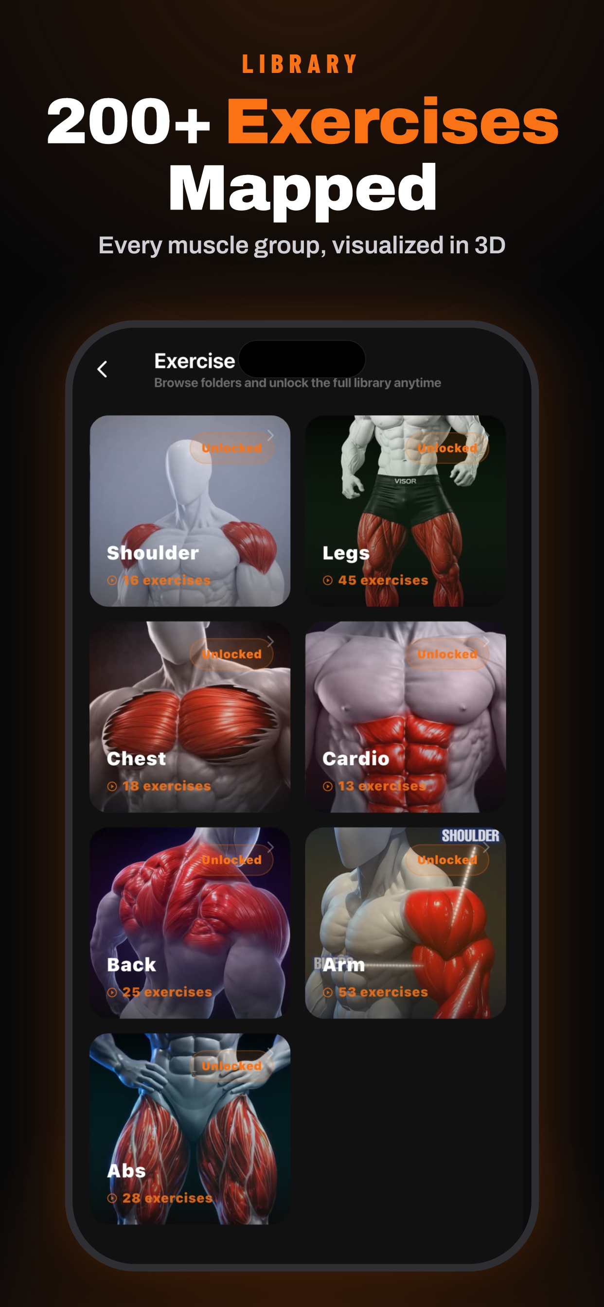 Visor fitness screenshot 5