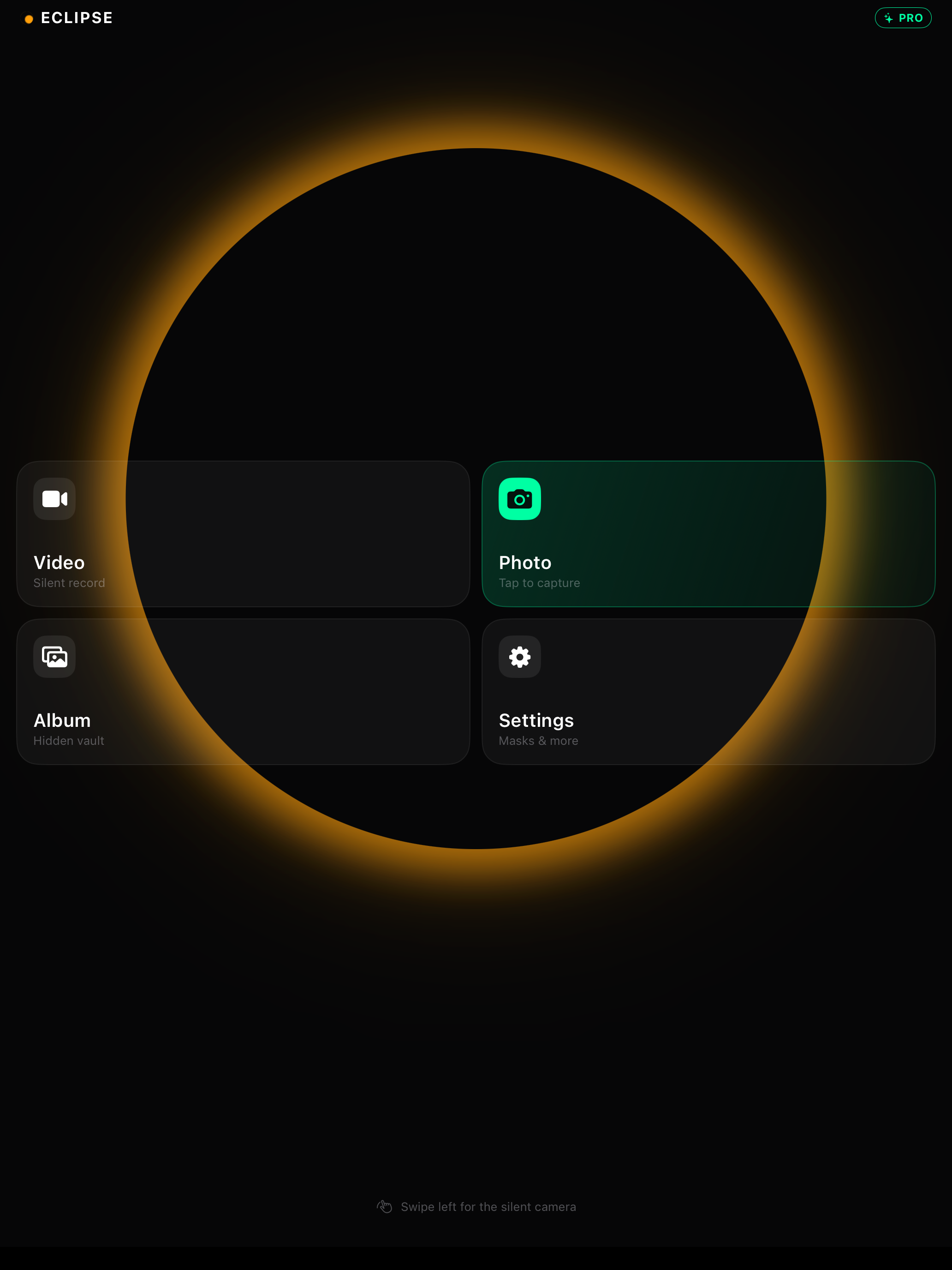 Eclipse: Dark Screen Camera screenshot 7