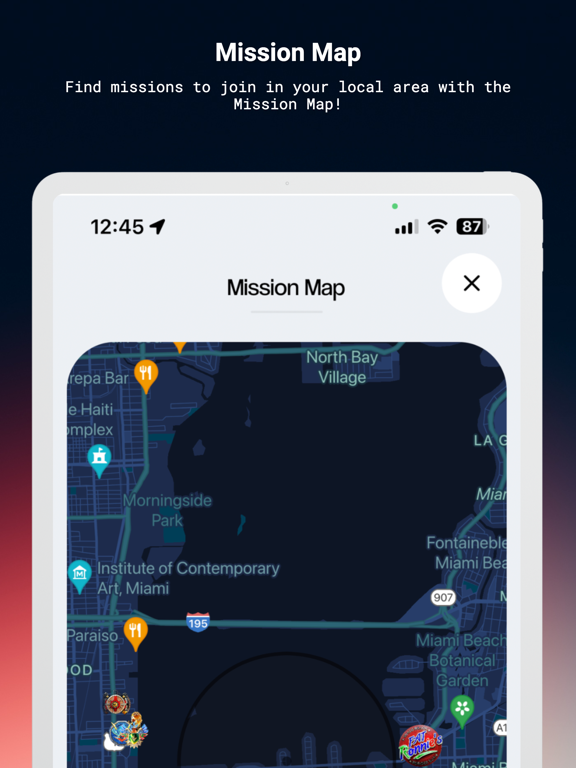 Badger: Operation Gamify iPad screenshot 7 - Social Networking app