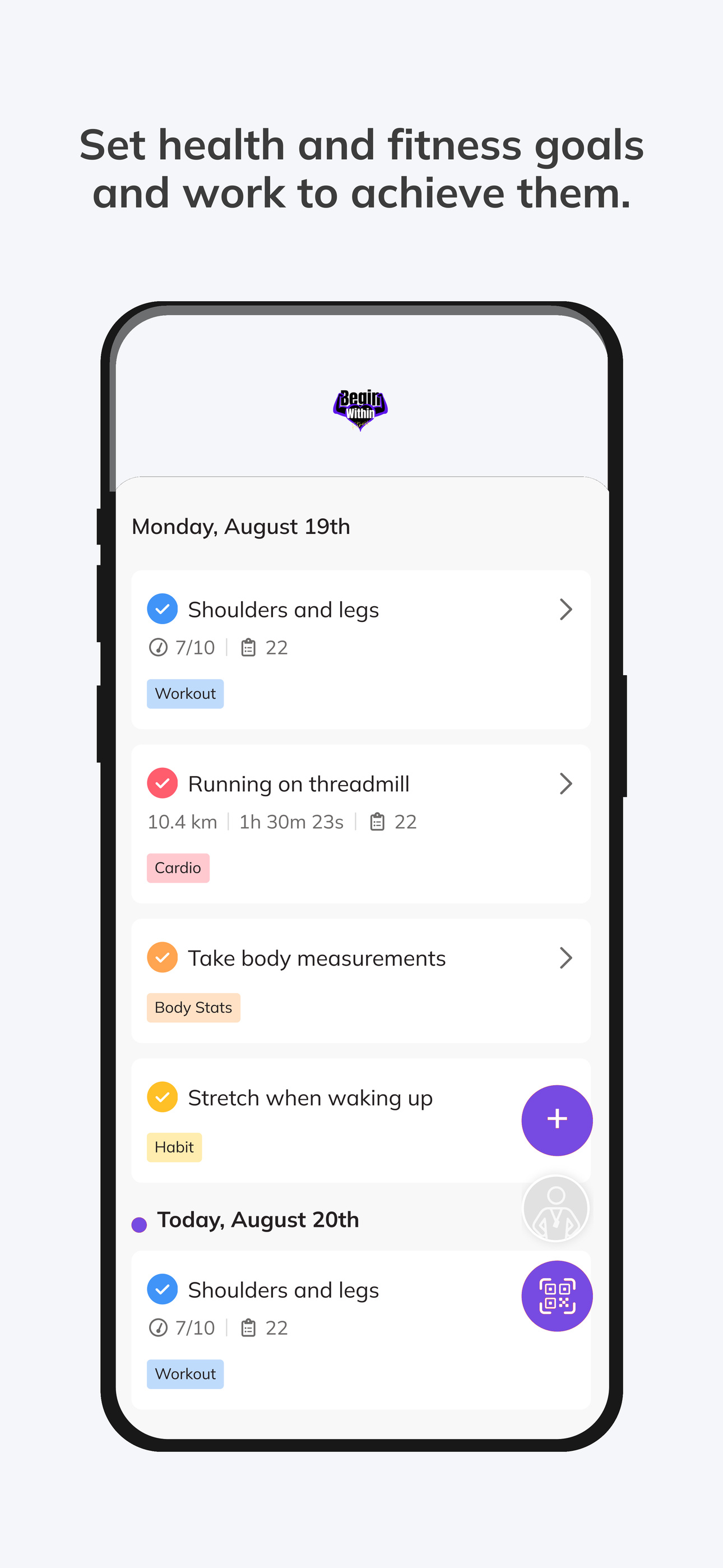 Begin Within Fitness screenshot 4