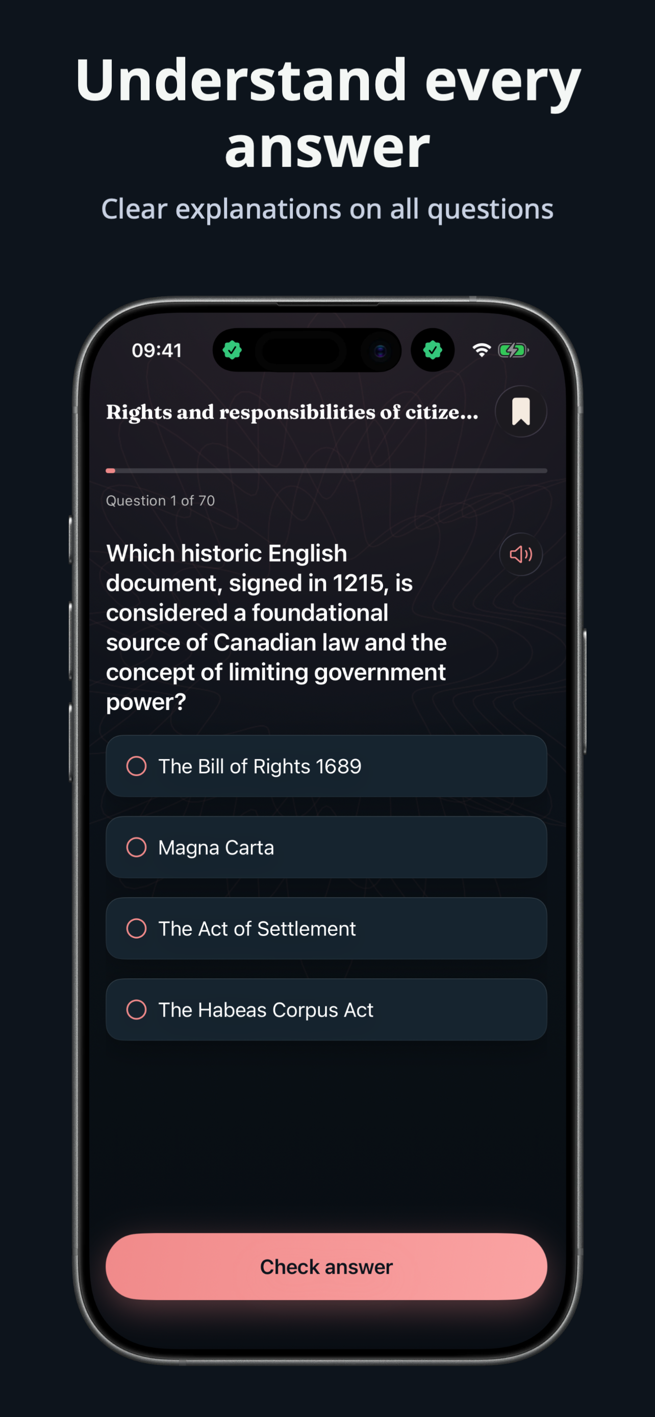 My Canadian Citizenship Test screenshot 7