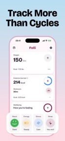 PCOS Period Tracker • Folli screenshot