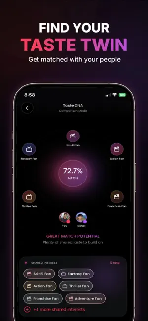 Recz: Recommend, Connect, Vibe screenshot 3