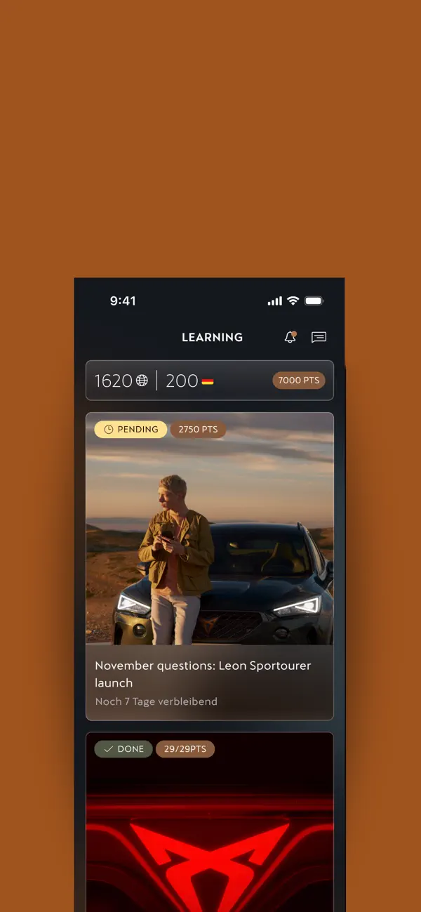 Screenshot #1 pour CUPRA Tribe App