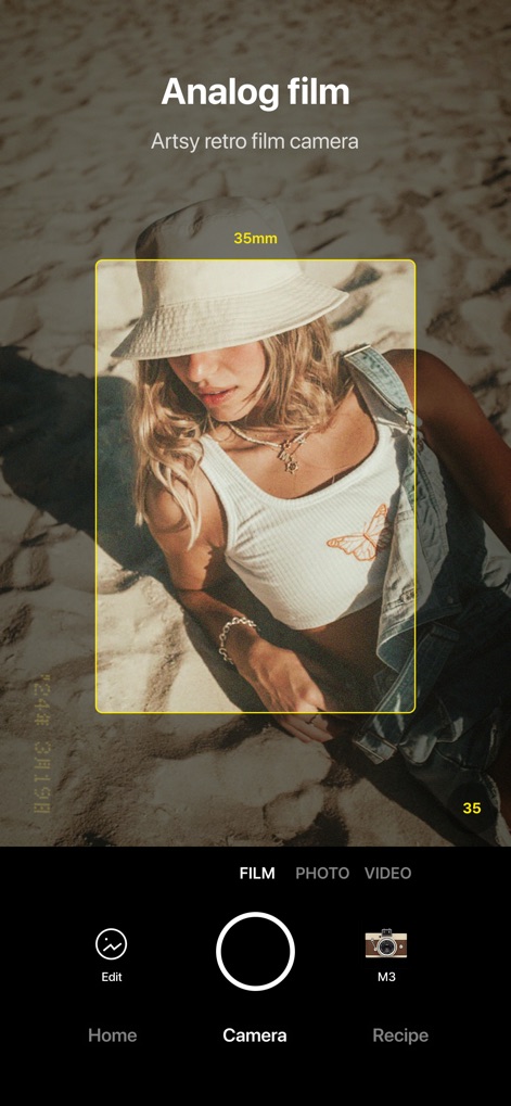 Foodie - Filter & Film Camera - Analog Film Capture