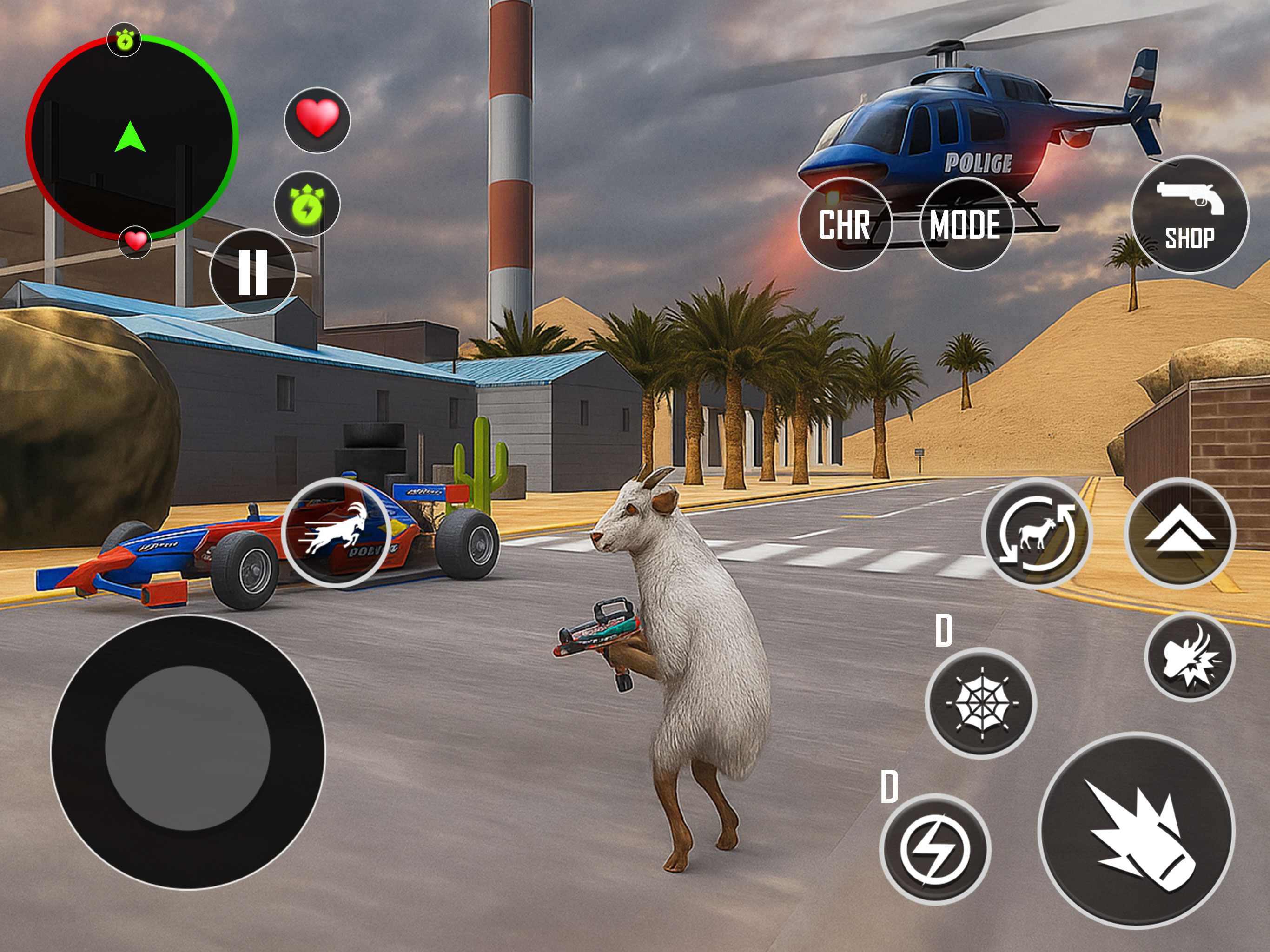 Angry Goat Crazy Hoof City 3D