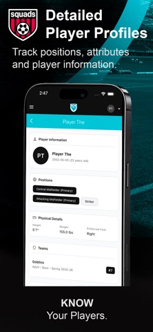 Squads: Team & Club Management screenshot