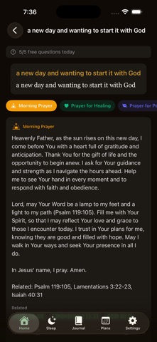 Prayer Copilot iPhone screenshot