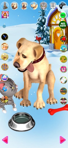 Talking John Dog - Frozen City iPhone screenshot