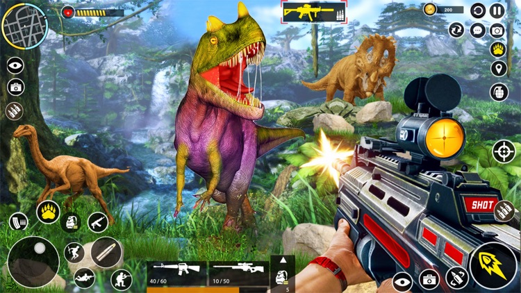 Wild Dino Hunt: Dinosaur Games