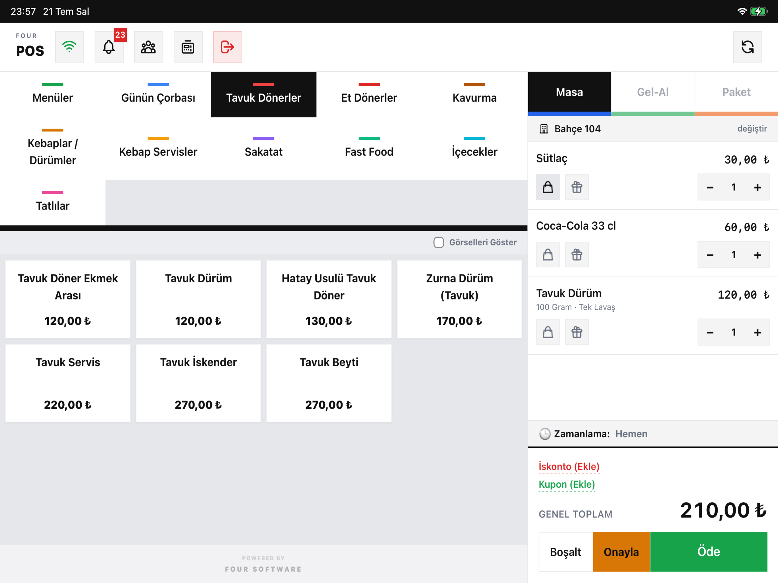 Four POS screenshot 14