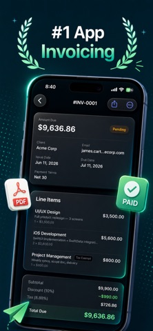 Invoice Generator: PDF Bills screenshot