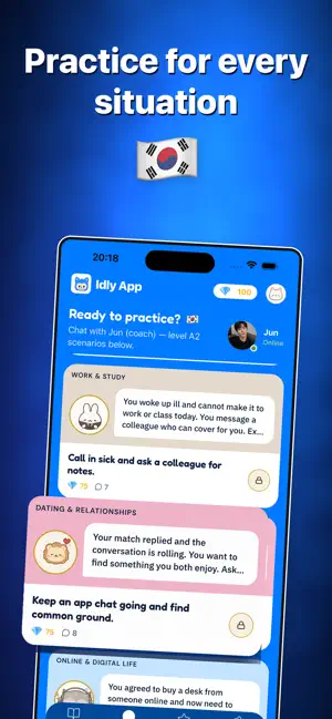 Idly: Read and Practice Korean screenshot 2