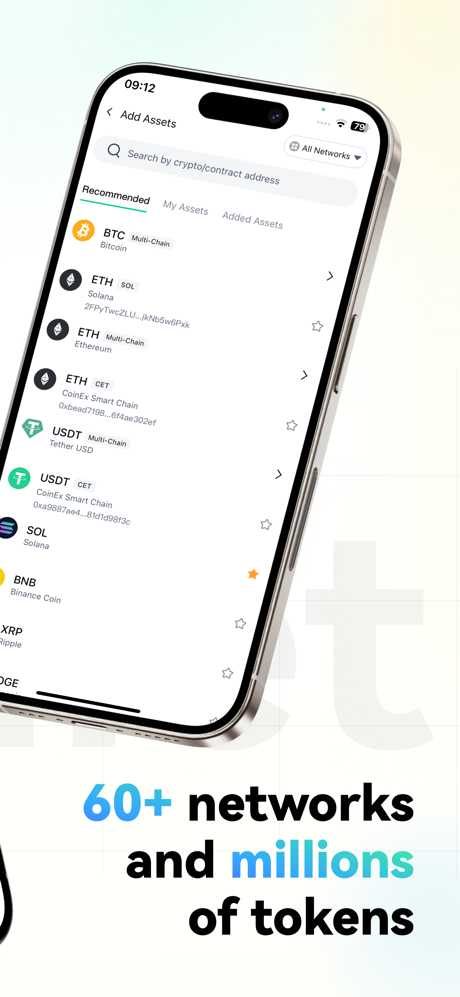 CoinEx Wallet - Crypto & DeFi screenshot 2
