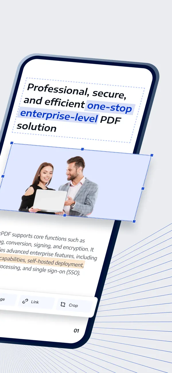 Screenshot #2 pour LynxPDF: Enterprise PDF Editor