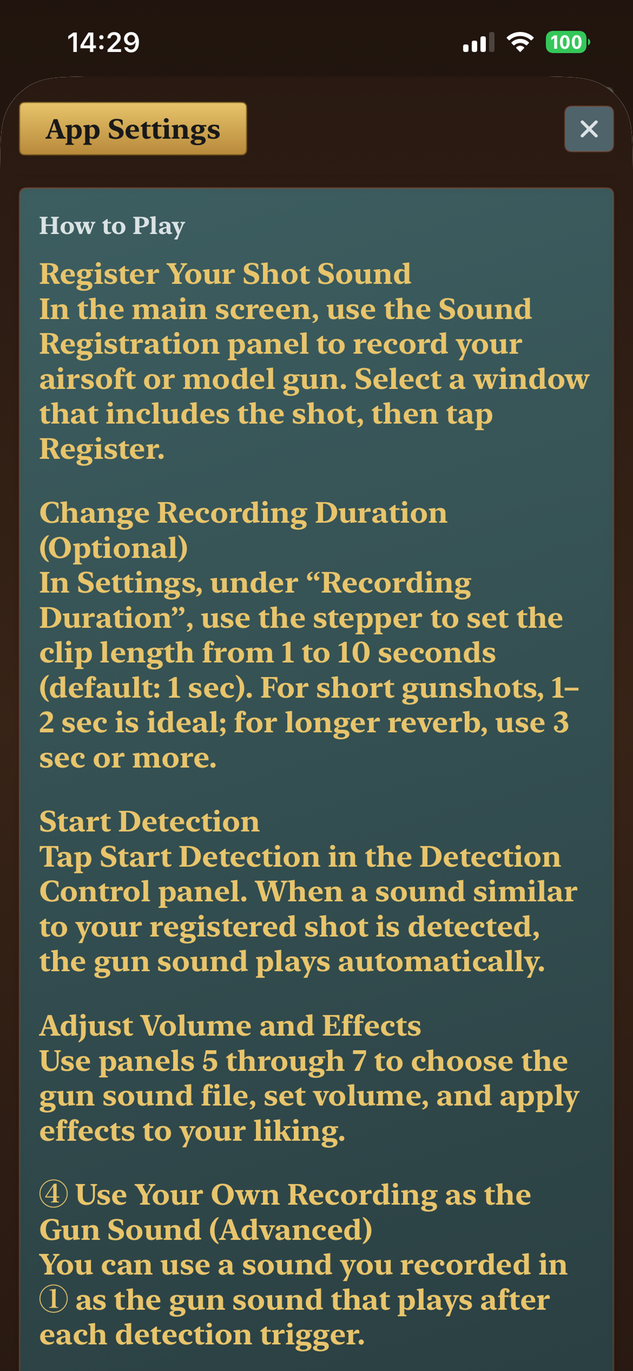 Mic Shot Trigger screenshot 7