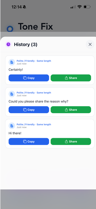 ToneFix: Communicate Better Screenshot 4 of 4