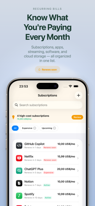 SubTracker: Subscriptions Screenshot 2 of 8