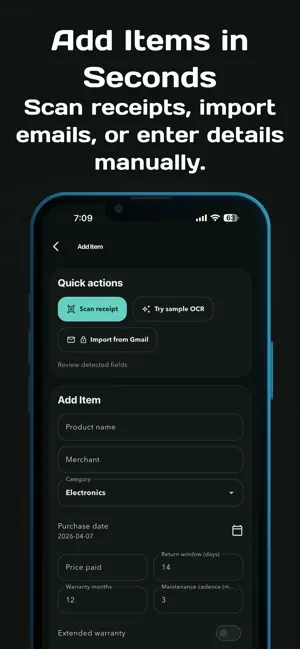 Warranty Vault: Receipt Track screenshot 4