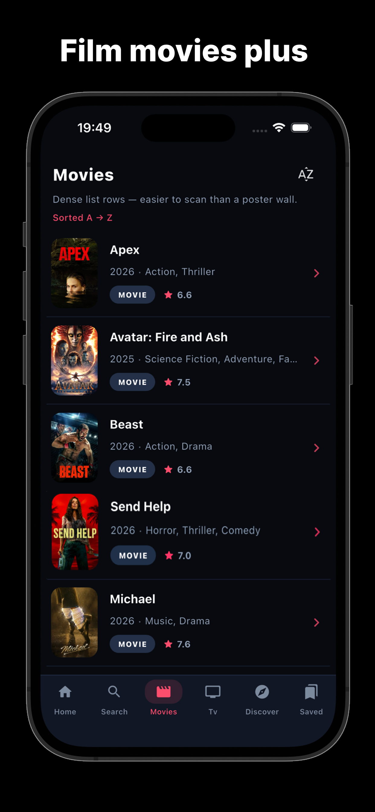 FilmPlus: Movies & TV Shows screenshot 3