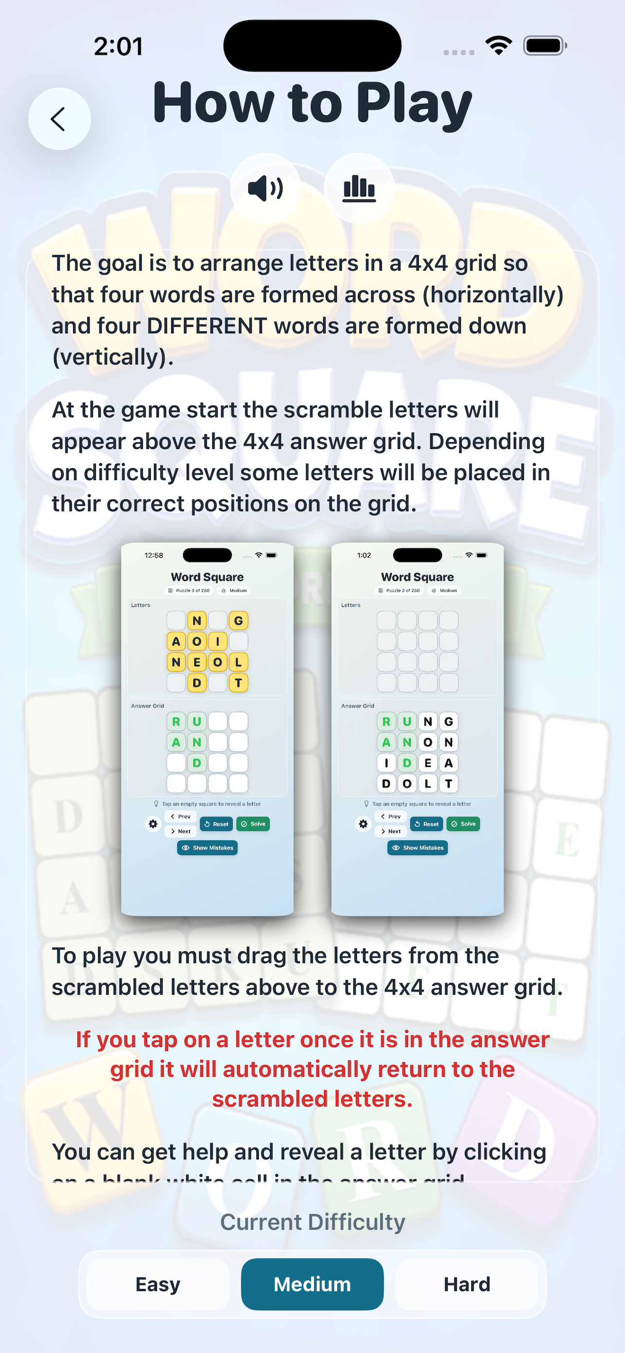 Double Word Square screenshot 3