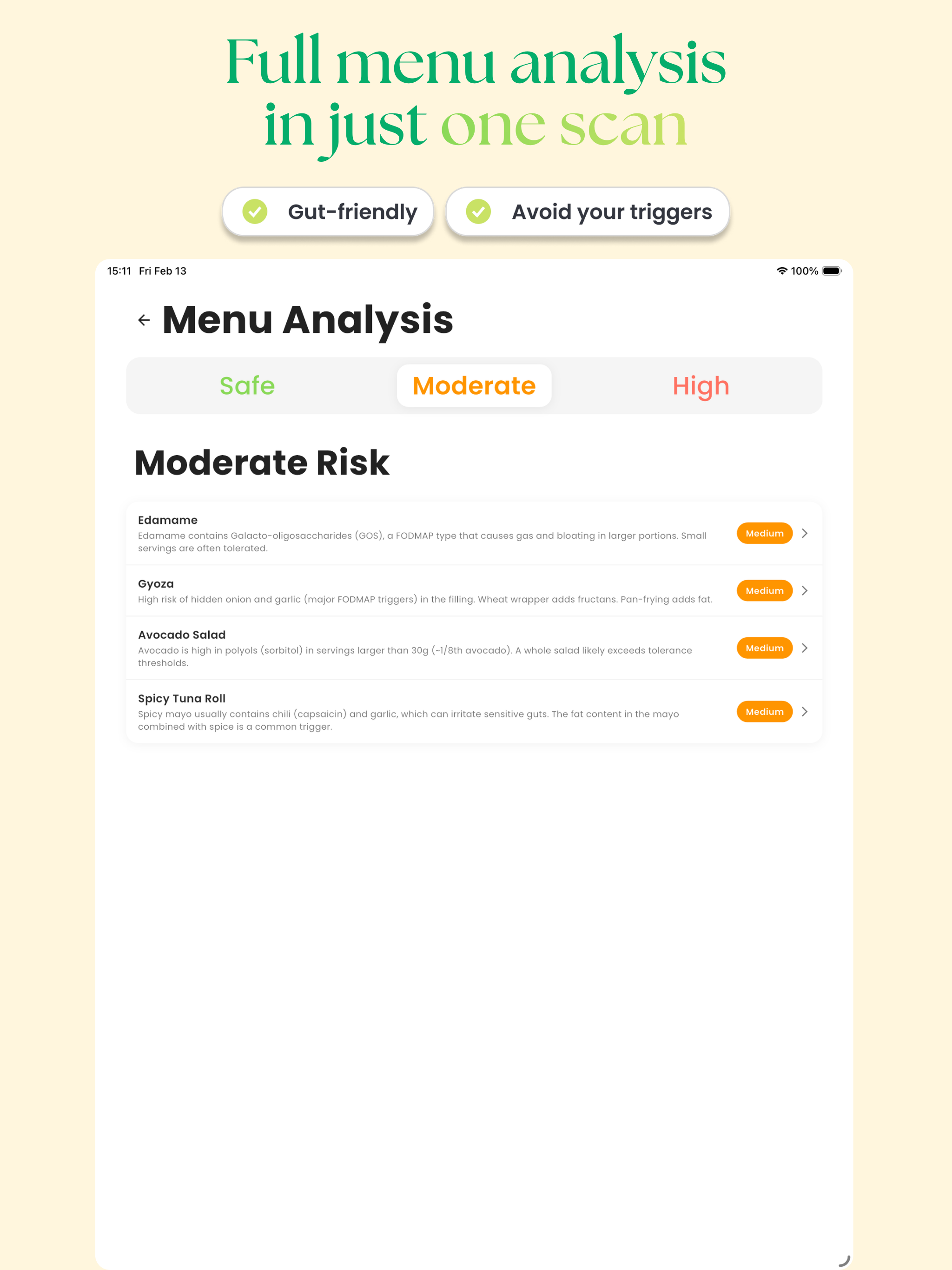 Gutrace: IBS/IBD Food Scanner screenshot 12