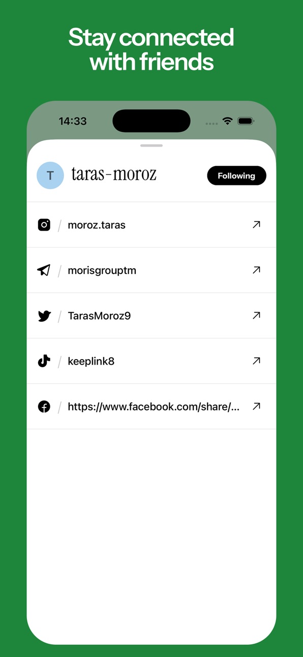 iPhone screenshot