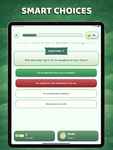 Bible Quiz Games. iPad screenshot