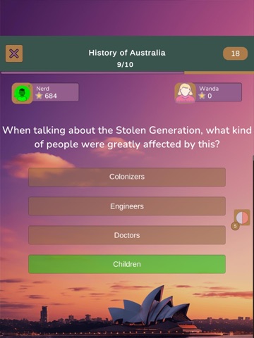 Australia Quiz iPad screenshot