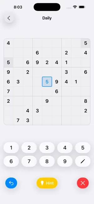 Sudoku: Daily Puzzle screenshot 2