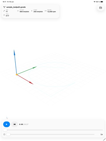GCodeReader CNC ipad screenshot 4