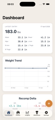 RecompTrack iPhone screenshot