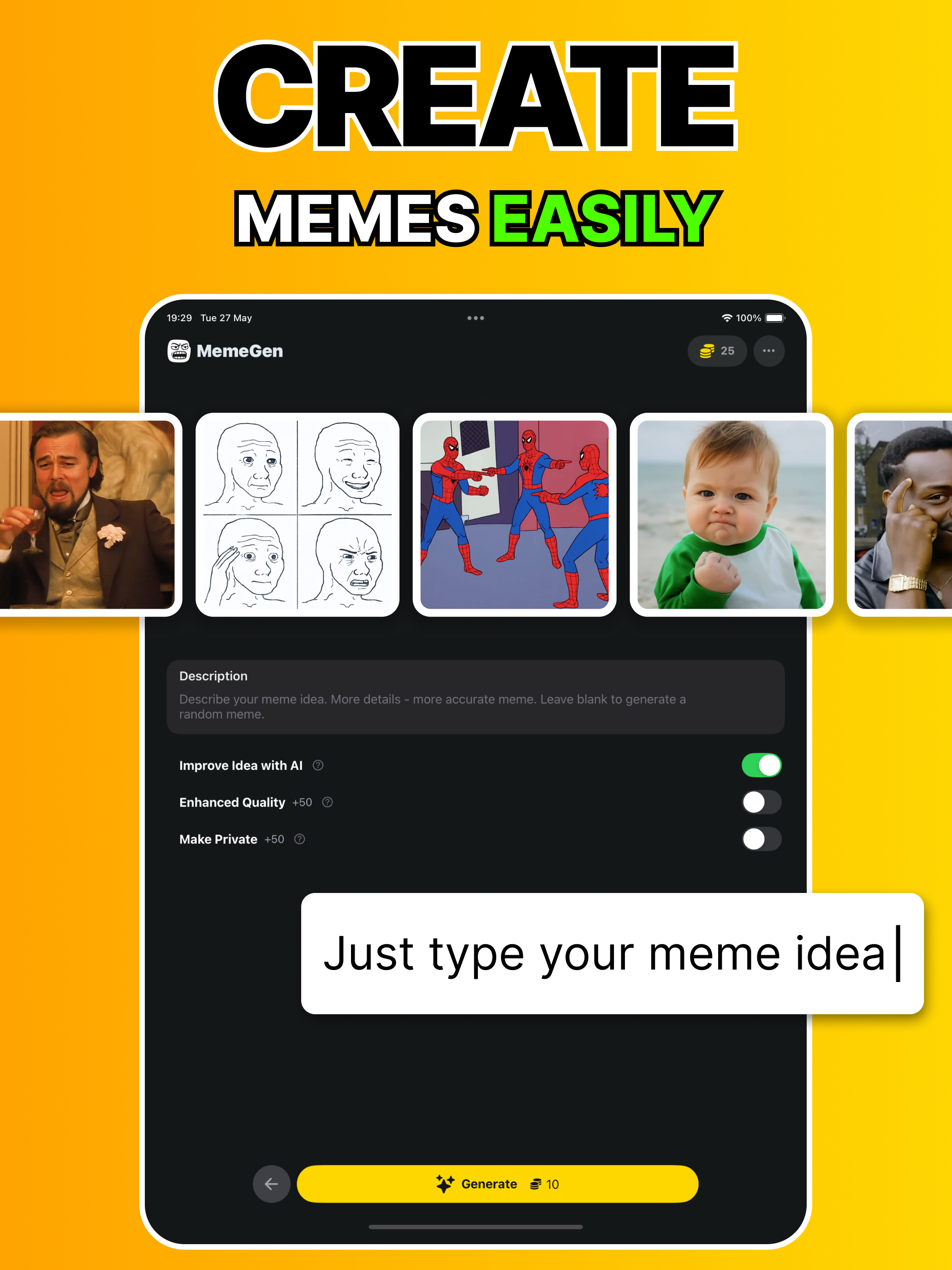 AI Meme Maker MemeGen screenshot 8