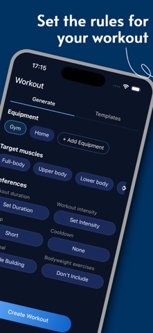 Versafit: AI Workout Builder screenshot