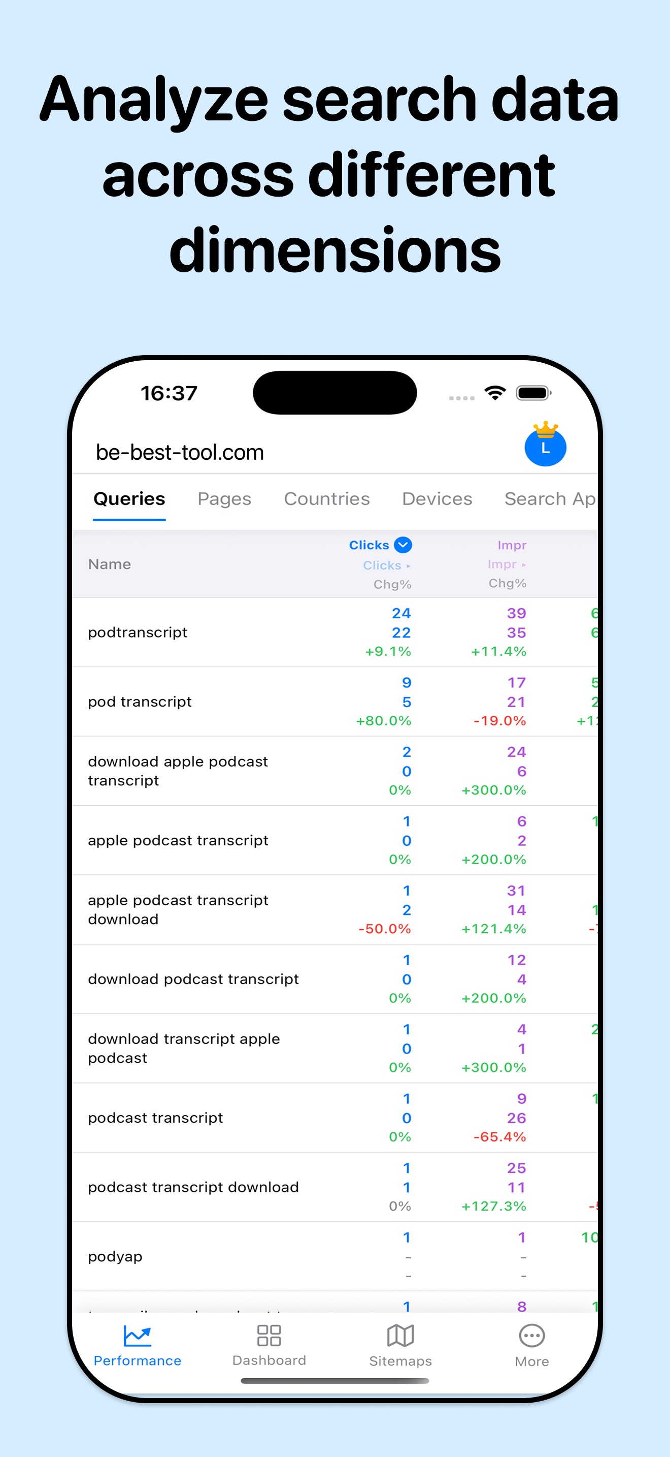 Search Console for Google screenshot 3