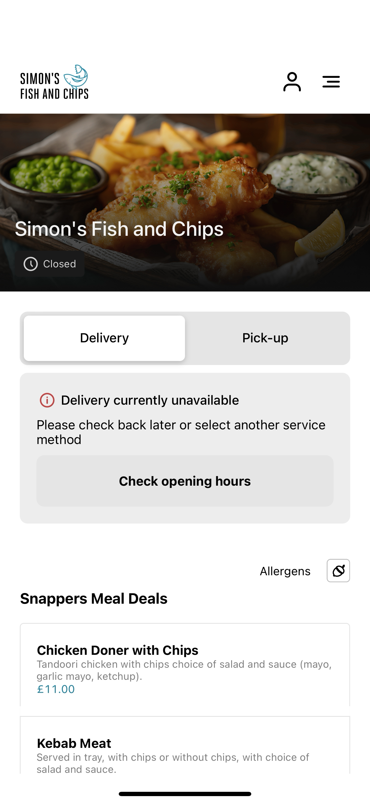 Simon's Fish and Chips screenshot 3