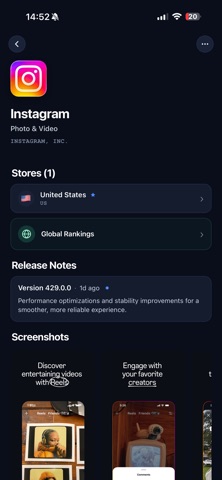 App Rank Analytics: Rankly Screenshot 5 of 6