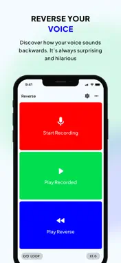 Reverse Audio: Sing Fun screenshot 1