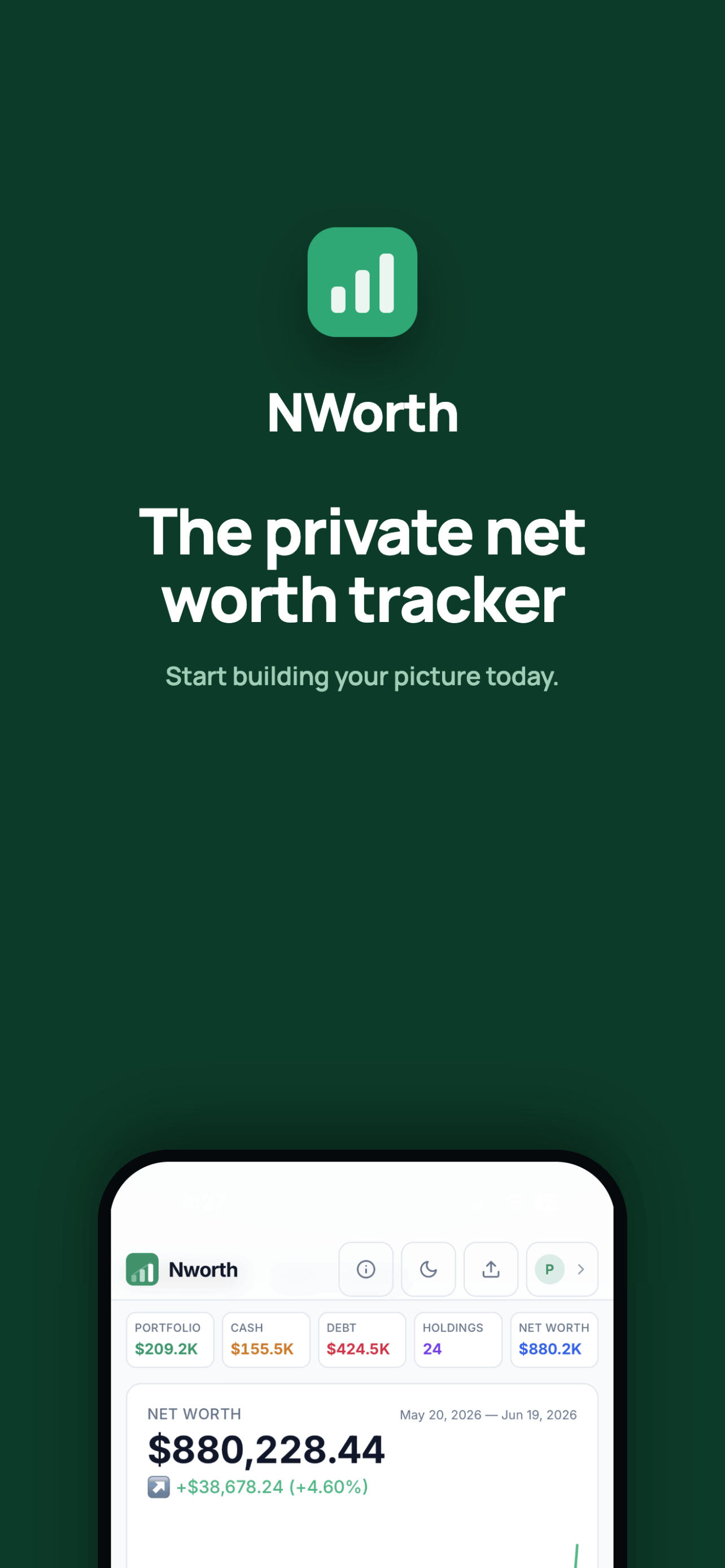 Nworth: Net Worth Tracker screenshot 3
