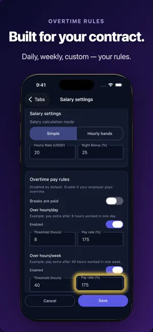 Shift Calendar & Paycheck screenshot 4