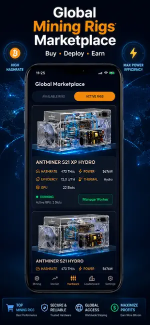 Miner CloudOS - Bitcoin Mining screenshot 3