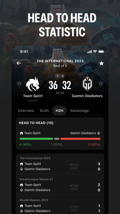 Flapscore – eSports Stats Screenshot