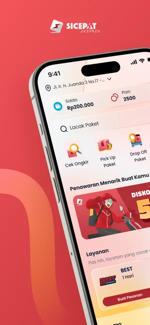 SiCepat Ekspres iPhone screenshot 1