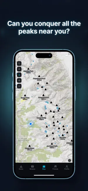 Conquer: Peak Bagging & Hiking screenshot 1
