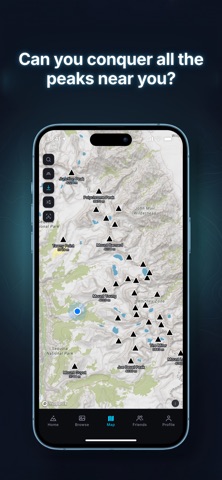 Conquer: Peak Bagging & Hiking iPhone screenshot