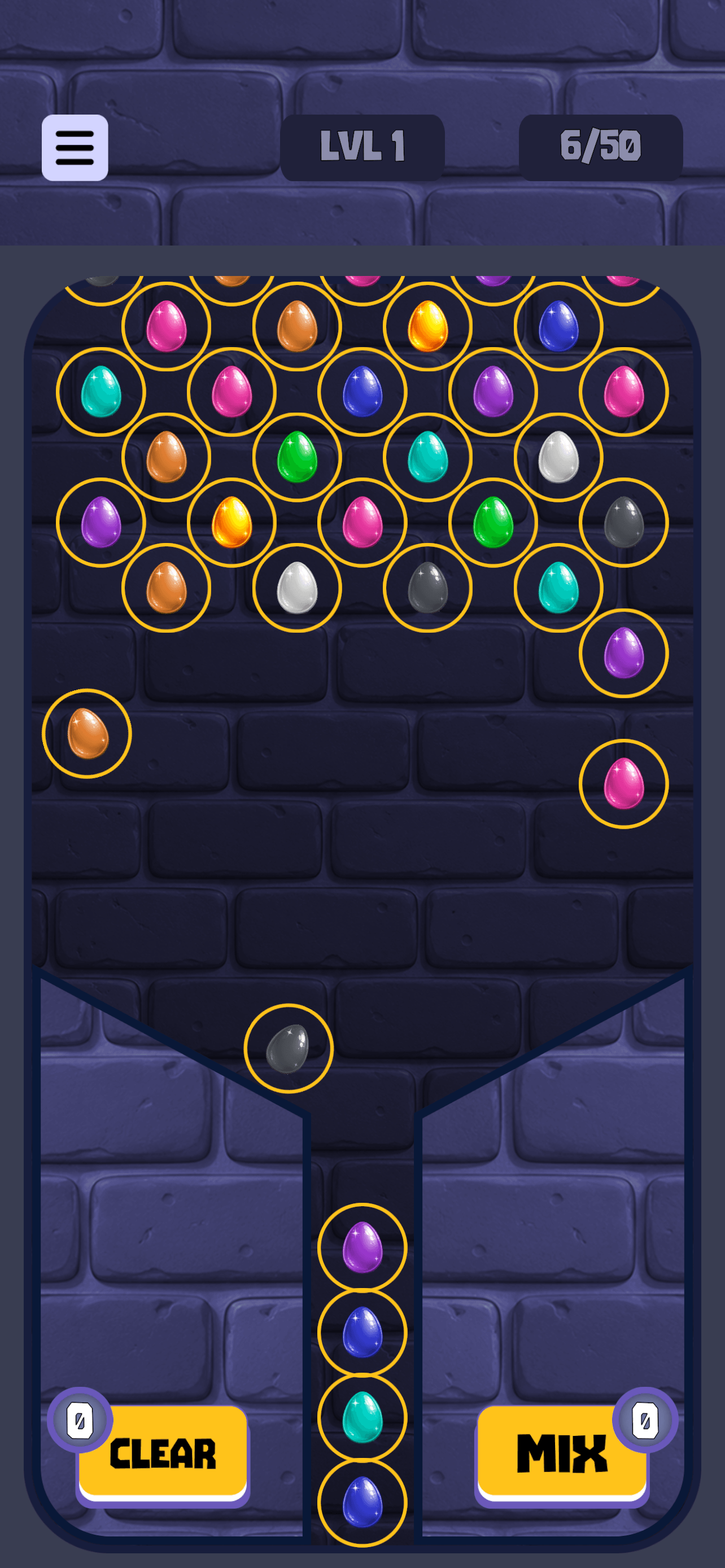 Falling Eggs: Drop & Merge