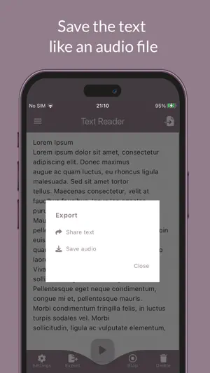 Text to Voice: Text Reader screenshot 4