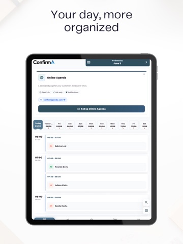 ConfirmA: Online Booking iPad screenshot